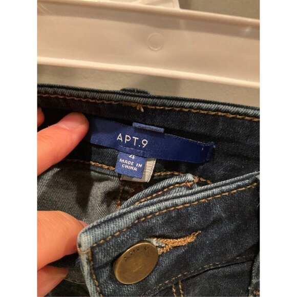 Womens Apt 9 Size 4 Skinny Jeans Lot of 3 - Picture 3 of 10